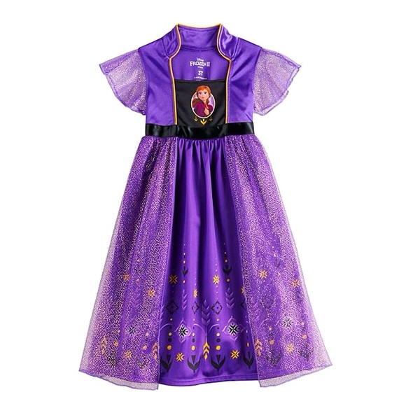 Disney's Frozen 2 Anna Toddler Girl Fantasy Nightgown size 3T - Picture 1 of 10